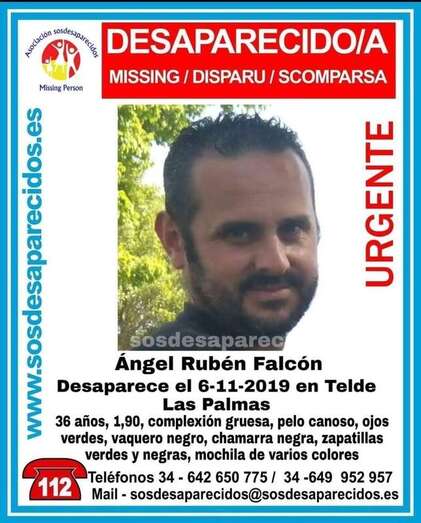 Alerta difundida por la Asociación SOS Desaparecidos (Foto TA)